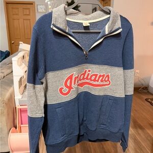 HOMAGE unisex Cleveland Indians Quarter Zip